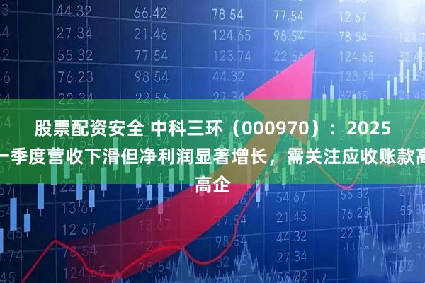 股票配资安全 中科三环（000970）：2025年一季度营收下滑但净利润显著增长，需关注应收账款高企